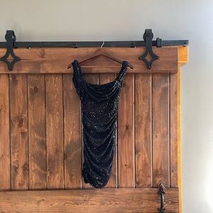 Black homecoming/winter formal dress